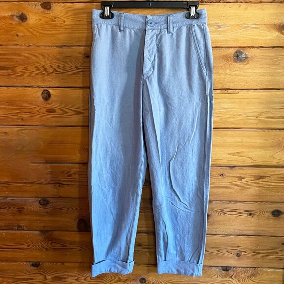 NWOT Kowtow Exclusive Edition Pants Blue 100% Cotton XS - Picture 2 of 14
